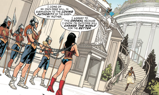 Illustration for article titled Wonder Woman: Earth One returns the heroine to her radical feminist roots